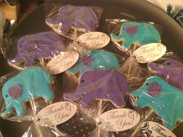 Sweet Elegance Cakes-By Tracie Elephant Cookies