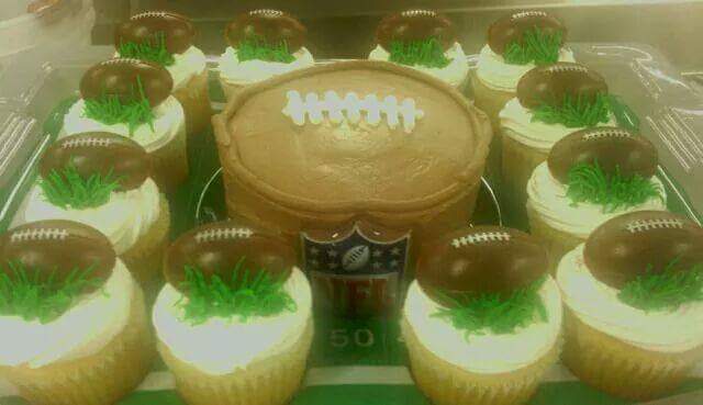 Sweet Elegance Cakes-By Tracie Football Cupcakes
