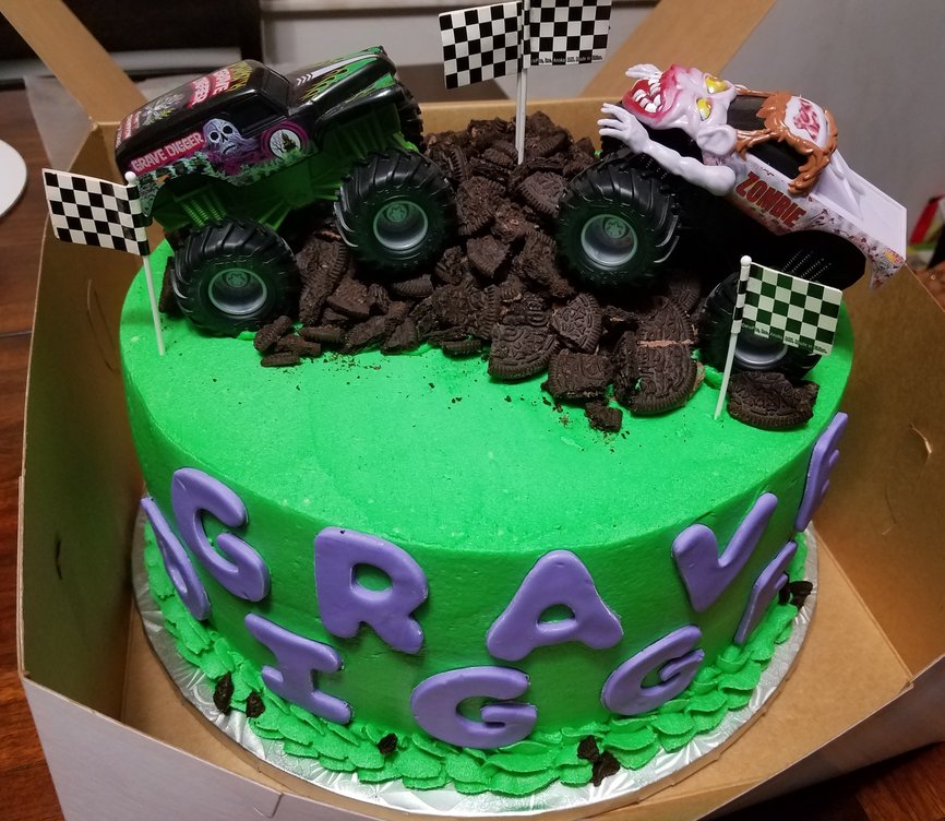 Monster Truck Cake
